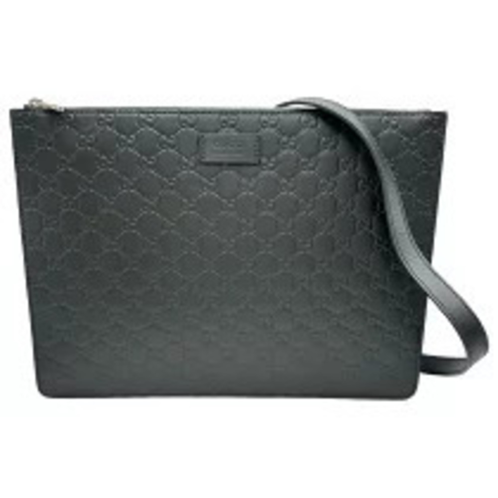 Gucci Shoulder Bag Black Guccissima